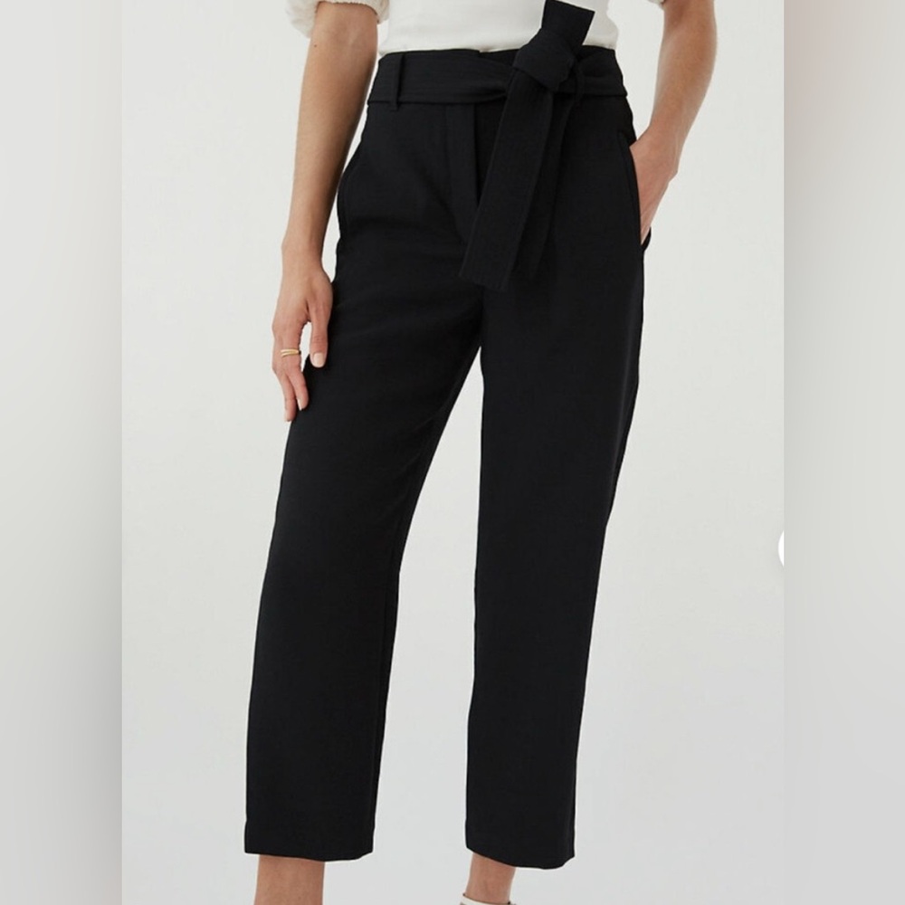 Wilfred Aritzia Tie Front Black Pants